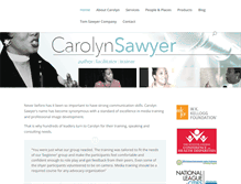 Tablet Screenshot of carolynsawyer.com